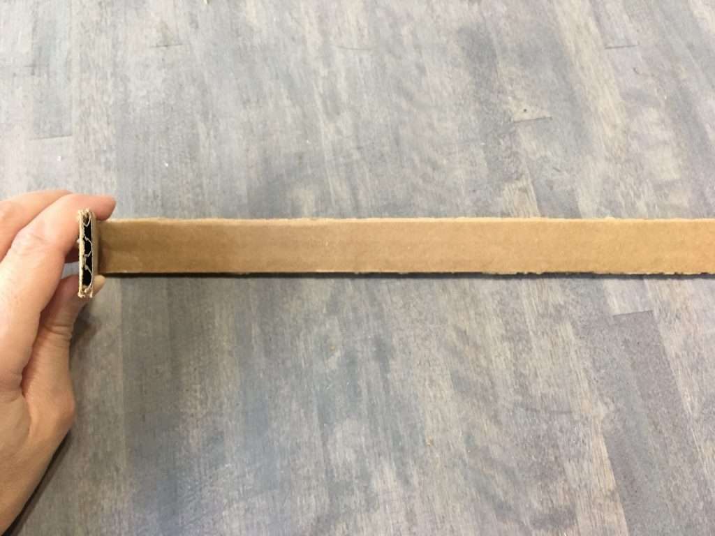 corrugated ridges only seen from side