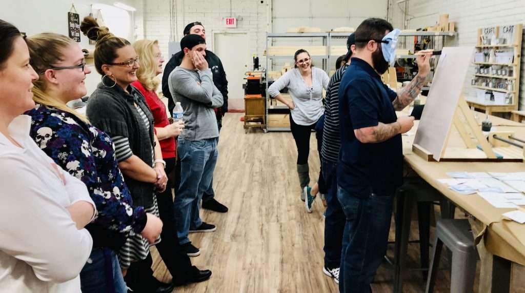Blind Communication Team Building Project