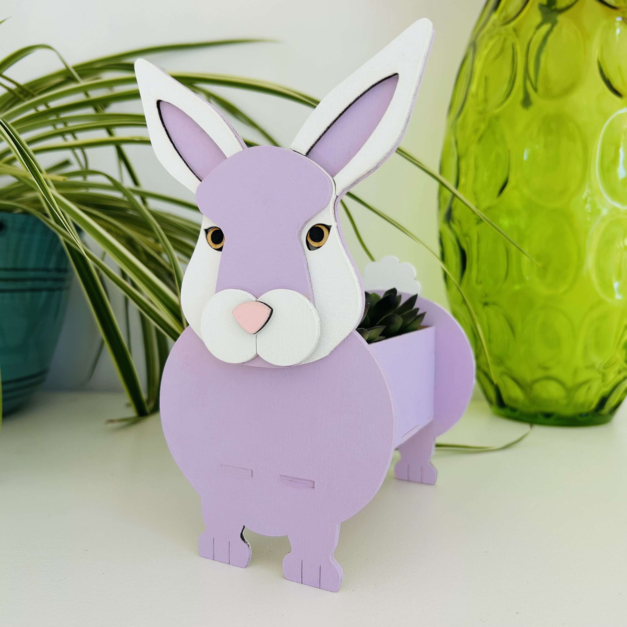 Bunny (Approx. 8.25"H x 5.75"L x 4.25"W)