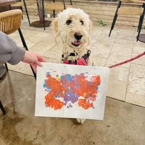 Paw-casso Dog Painting