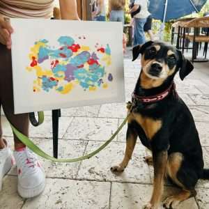 Paw-casso Dog Painting