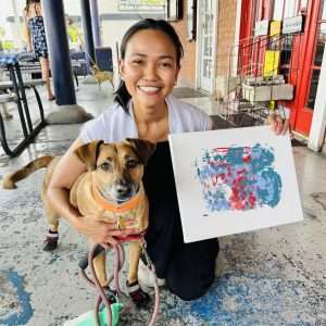 Paw-casso Dog Painting