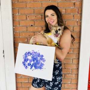 Paw-casso Dog Painting