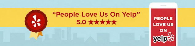 5.0 stars on yelp