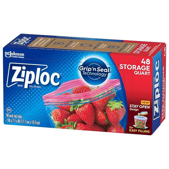 box of ziplock bags