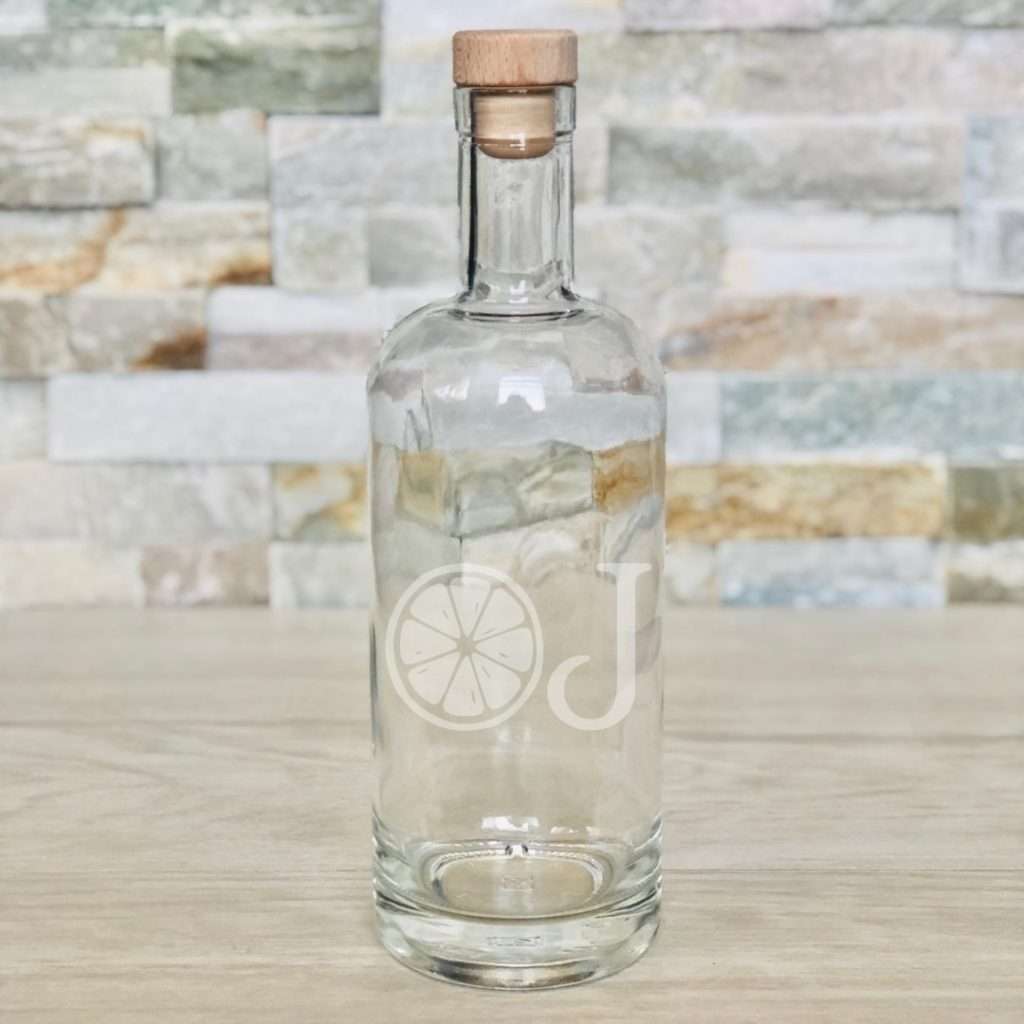 Glass Bottle Etching