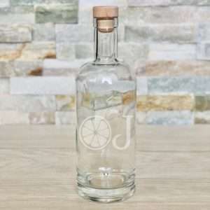 Glass Bottle Etching